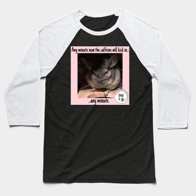 Chinchilla Thoughts Baseball T-Shirt by canchinrescue